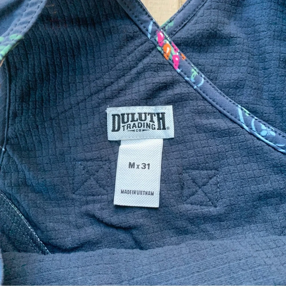 NWT Duluth Heirloom Gardening Lined Bib Overalls Mushroom Terrarium Medium x31L - Picture 7 of 10
